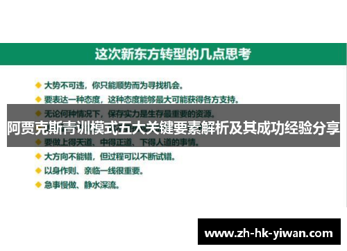 阿贾克斯青训模式五大关键要素解析及其成功经验分享